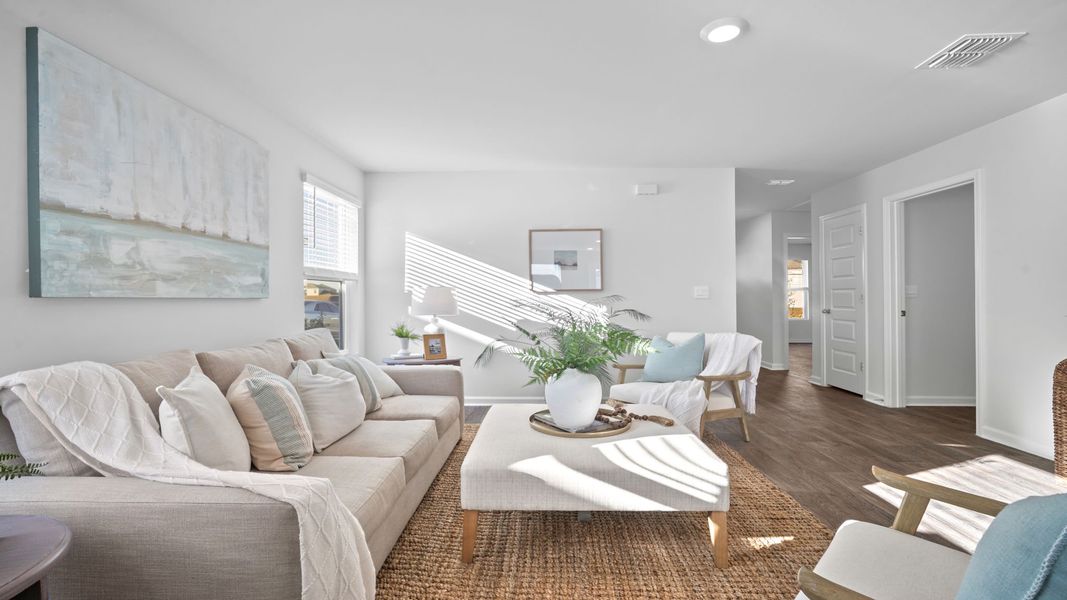 Furnished interior view inside a new home in Rice Hope, Port Wentworth (Image 7). Furnished interior view inside a new home in Rice Hope, Port Wentworth (Image 7).