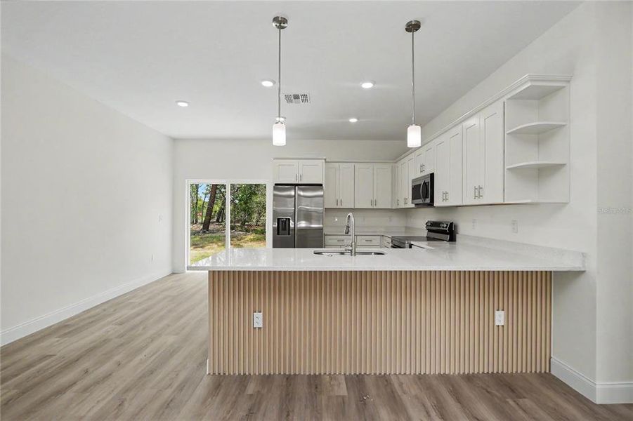 Furnished interior view inside a new home in , Citrus Springs (Image 10).