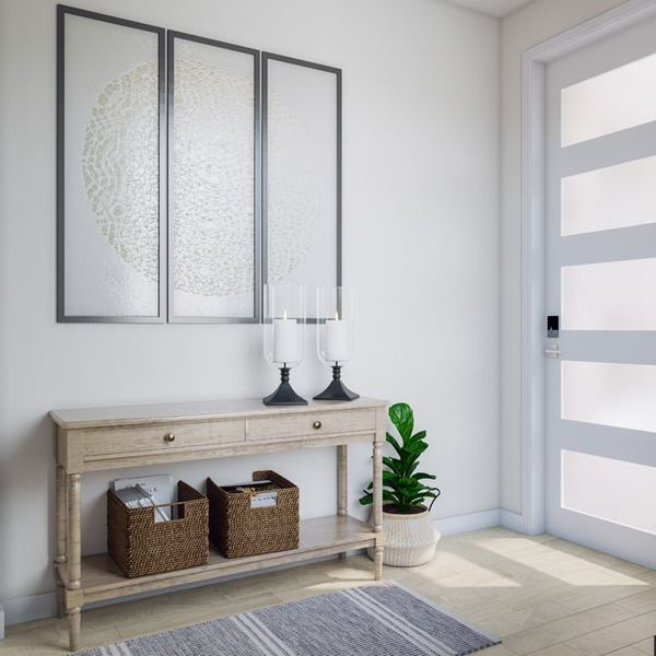 Representative furnished interior of a home built from the Arbor by Tri Pointe Homes in Terrace Collection at Heritage, Dripping Springs (Image 5).