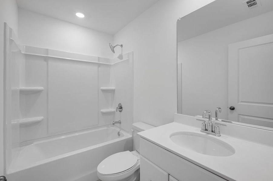 Furnished interior view inside a new home in Hampton Trace, Mableton (Image 9). Furnished interior view inside a new home in Hampton Trace, Mableton (Image 9).