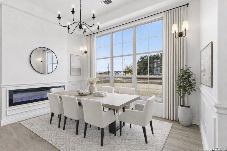 Furnished interior view inside a new home in , Bandera (Image 6).