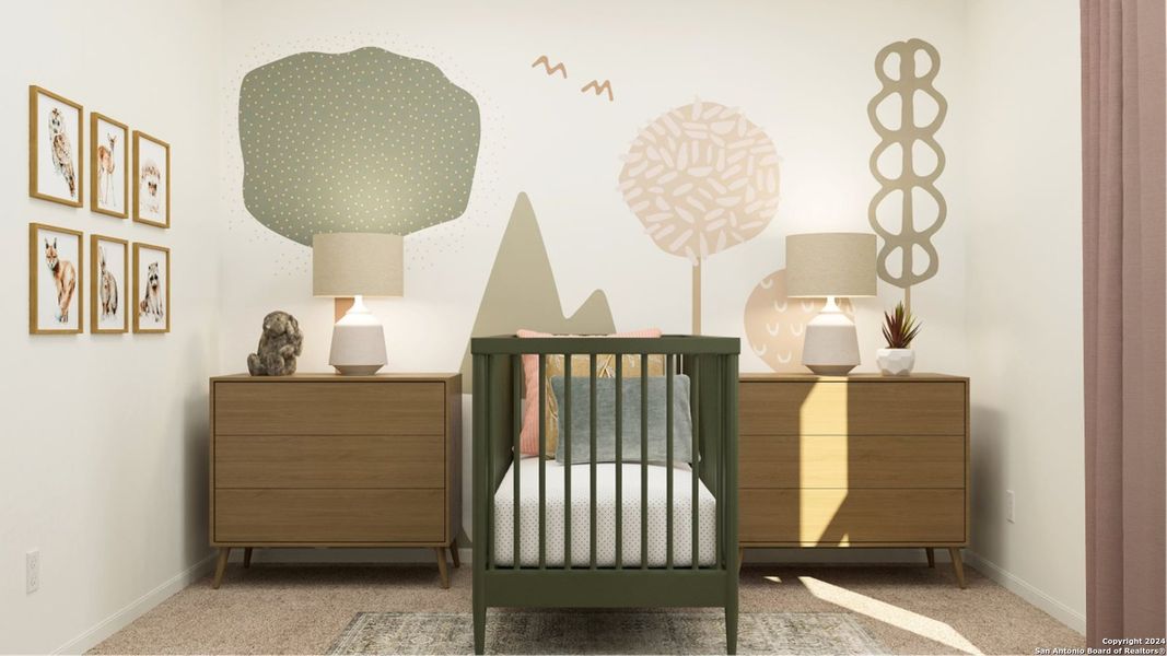 Furnished interior view inside a new home in Ruby Crossing, San Antonio (Image 11).