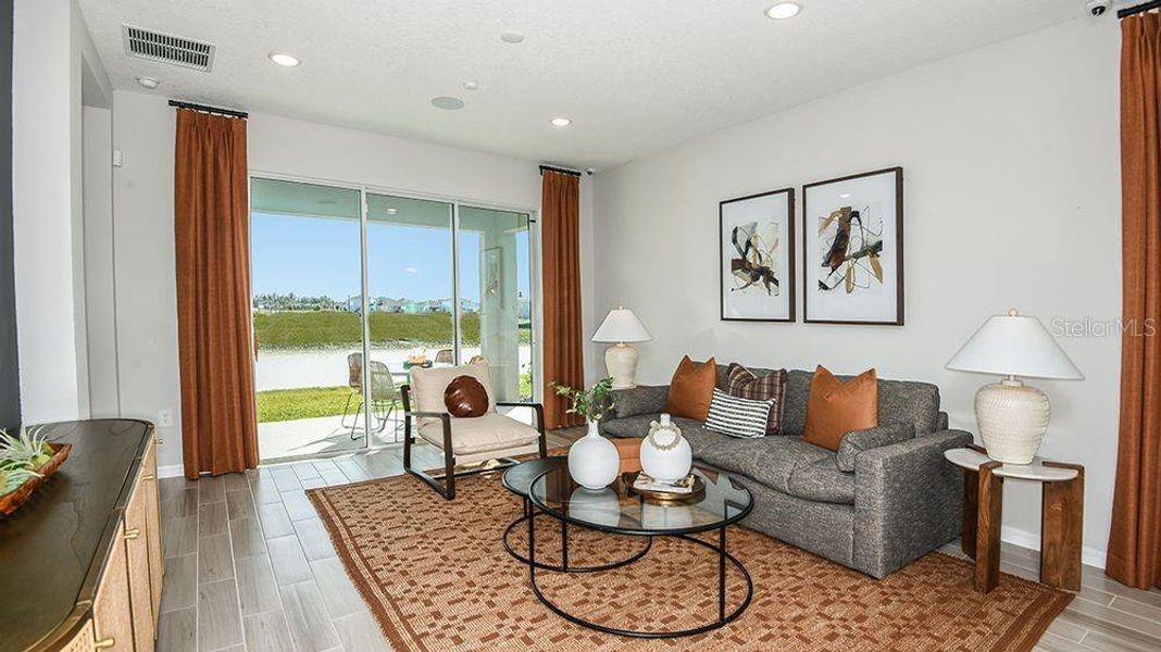 Furnished interior view inside a new home in Westview, Poinciana (Image 15).