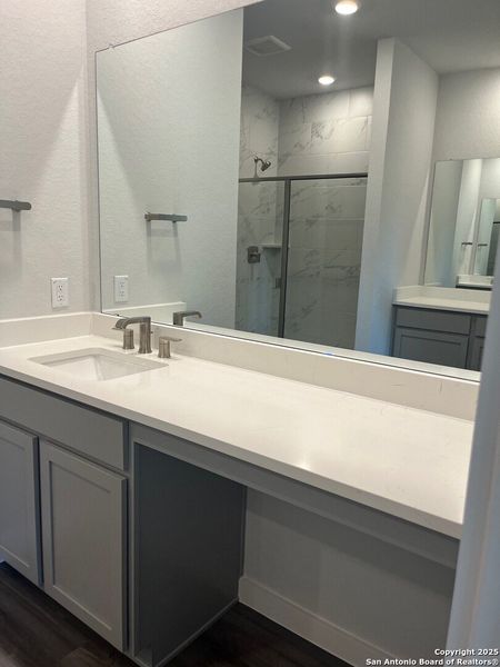 Furnished interior view inside a new home in The Meadows at Hunters Ranch, San Antonio (Image 3).