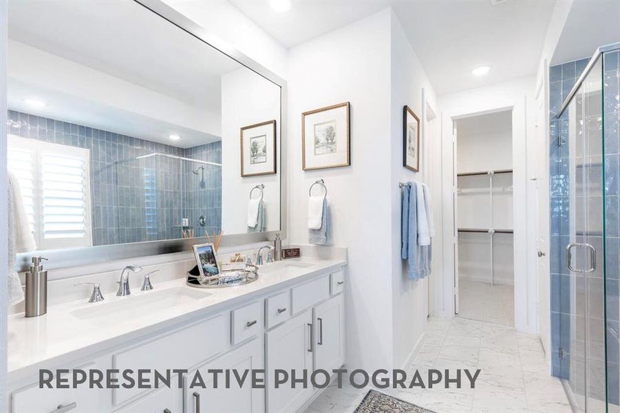 Furnished interior view inside a new home in The Parks at Wilson Creek, Celina (Image 12).