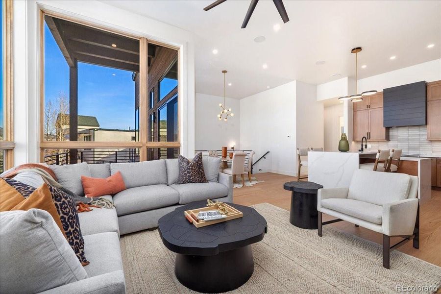 Furnished interior view inside a new home in , Frisco (Image 23).