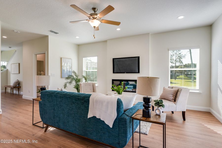 Furnished interior view inside a new home in , Jacksonville (Image 4).