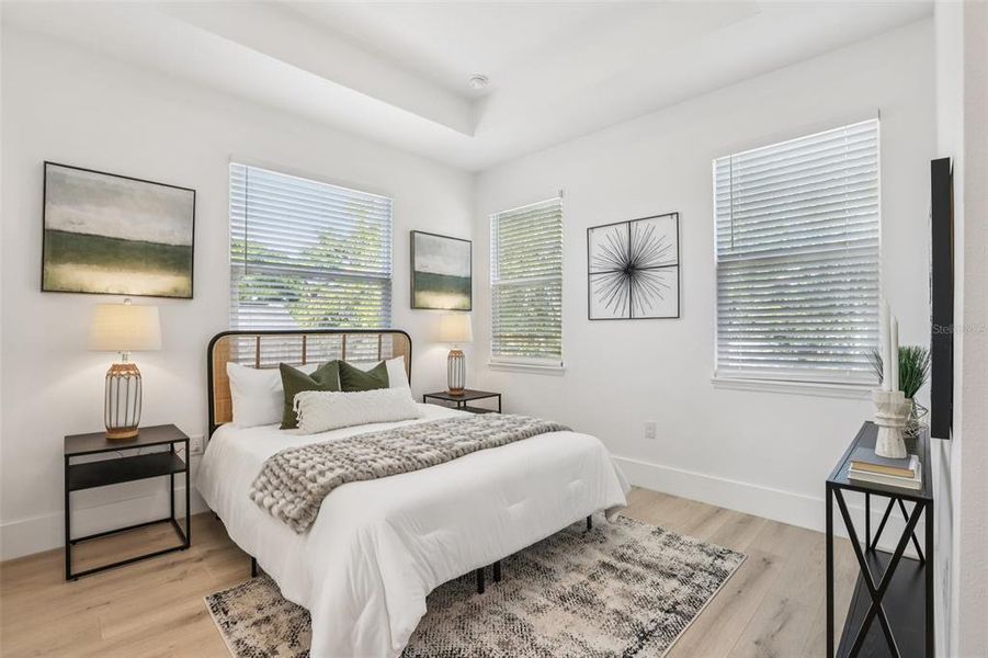 Furnished interior view inside a new home in , Tampa (Image 38).