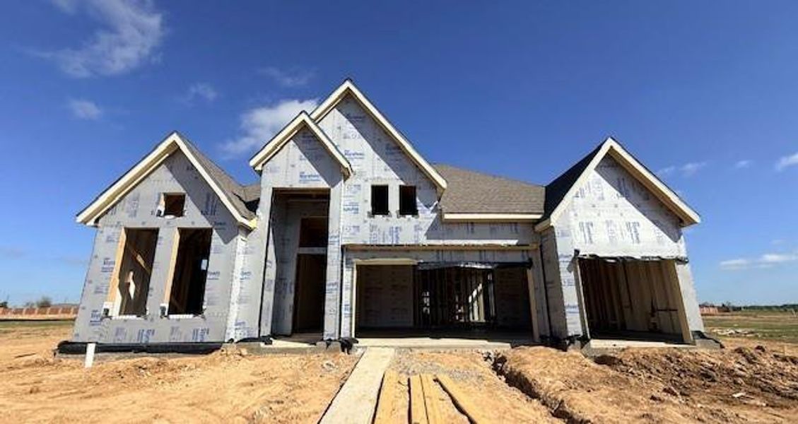 In-progress construction of a new home in Wildrye 45', Waller, TX (Image 6). In-progress construction of a new home in Wildrye 45', Waller, TX (Image 6).