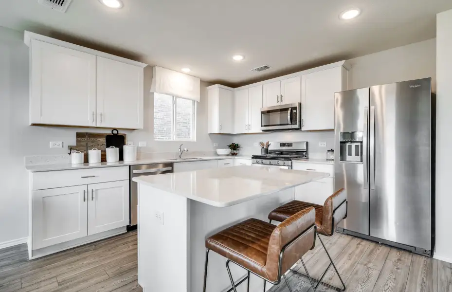 Furnished interior view inside a new home in Mobberly Farms, Pilot Point (Image 3).