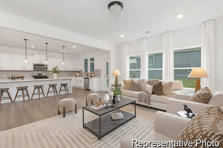 Furnished interior view inside a new home in Reeves Crossing, St. George (Image 9).