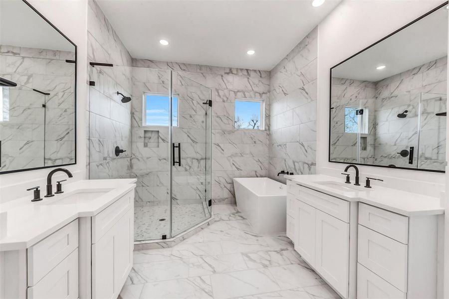 Furnished interior view inside a new home in , Houston (Image 9).