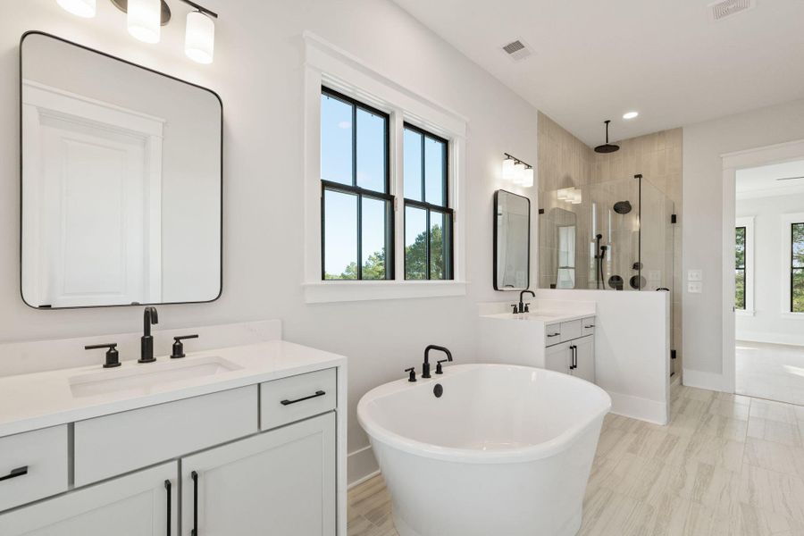 Furnished interior view inside a new home in Rivercroft, Awendaw (Image 6).