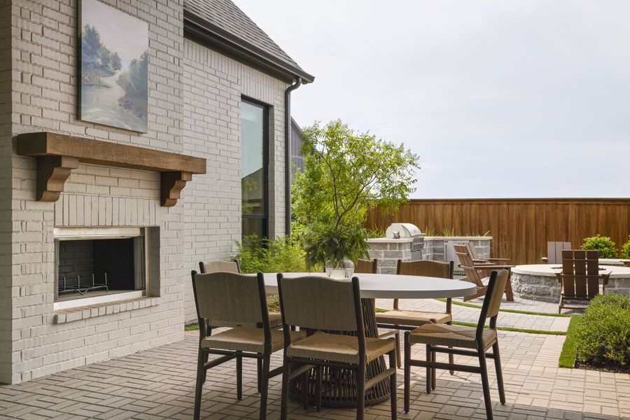 Representative exterior details of a home built from the Lakeside - SH 5434 by Shaddock Homes in Furst Ranch, Argyle (Image 3).