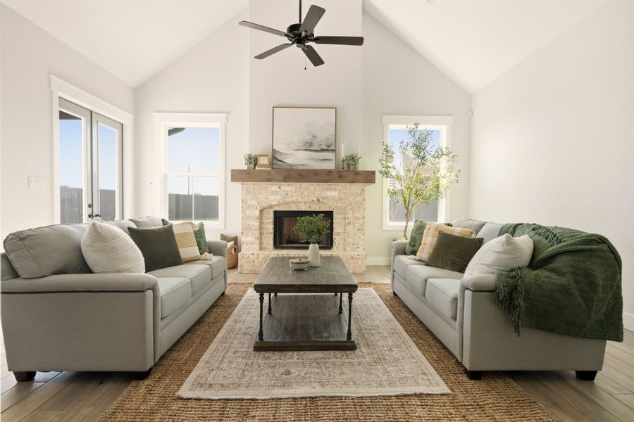 Furnished interior view inside a new home in Stella Ranch, Bryan (Image 6).