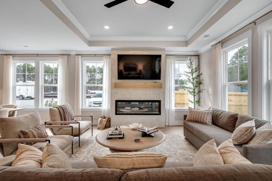 Furnished interior view inside a new home in Creek Pointe, Moncks Corner (Image 29).