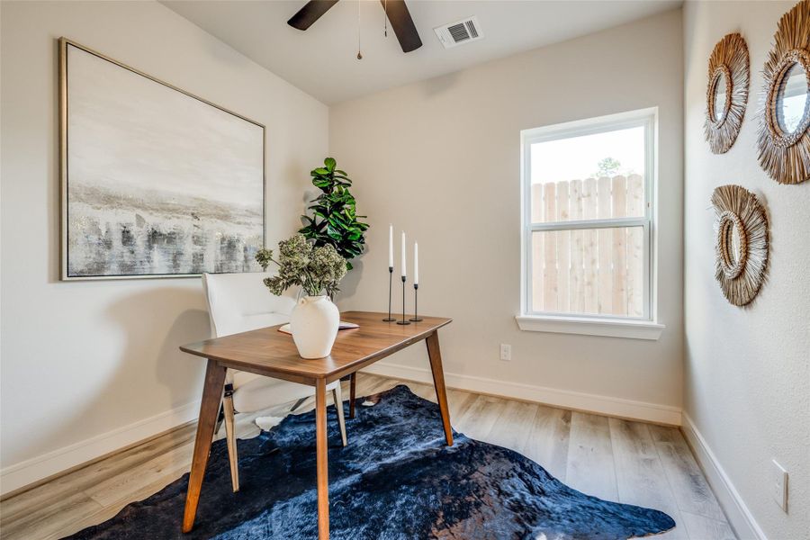 Furnished interior view inside a new home in Highland Gardens, Houston (Image 7).
