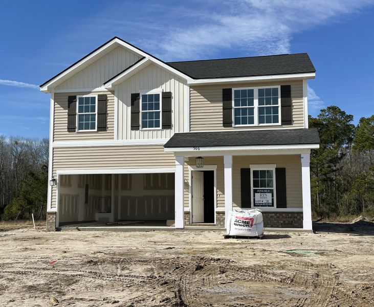 In-progress construction of a new home in Doctor's Creek, Ludowici, GA (Image 5).