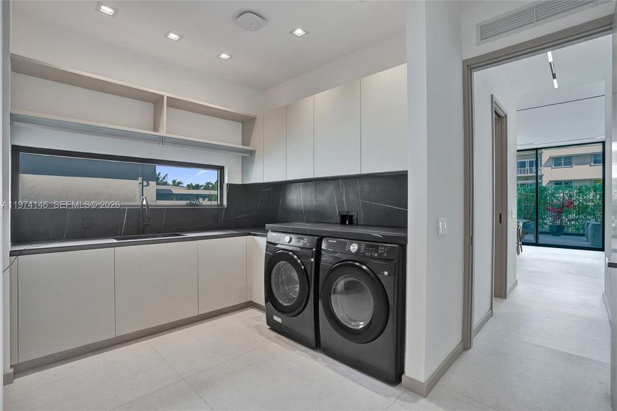 Furnished interior view inside a new home in , Miami Shores (Image 18).