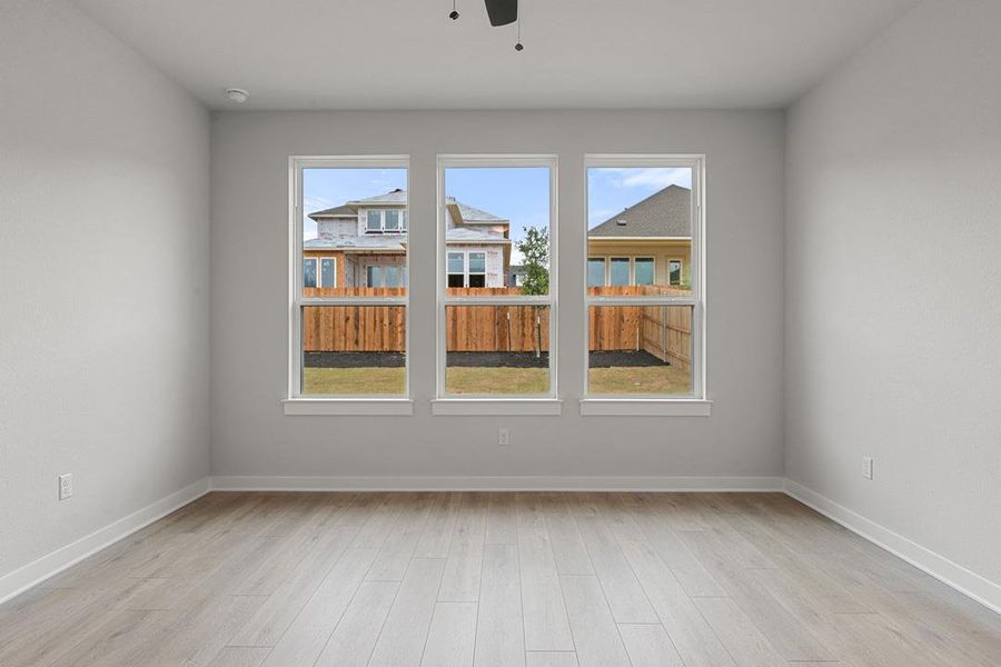 Spacious, unfurnished interior of a new home in Heritage, Dripping Springs (Image 36). Spacious, unfurnished interior of a new home in Heritage, Dripping Springs (Image 36).