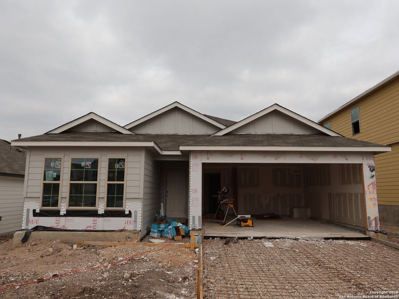 In-progress construction of a new home in Agave, San Antonio, TX (Image 25).