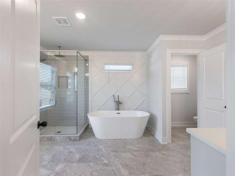 Furnished interior view inside a new home in , Buford (Image 14).