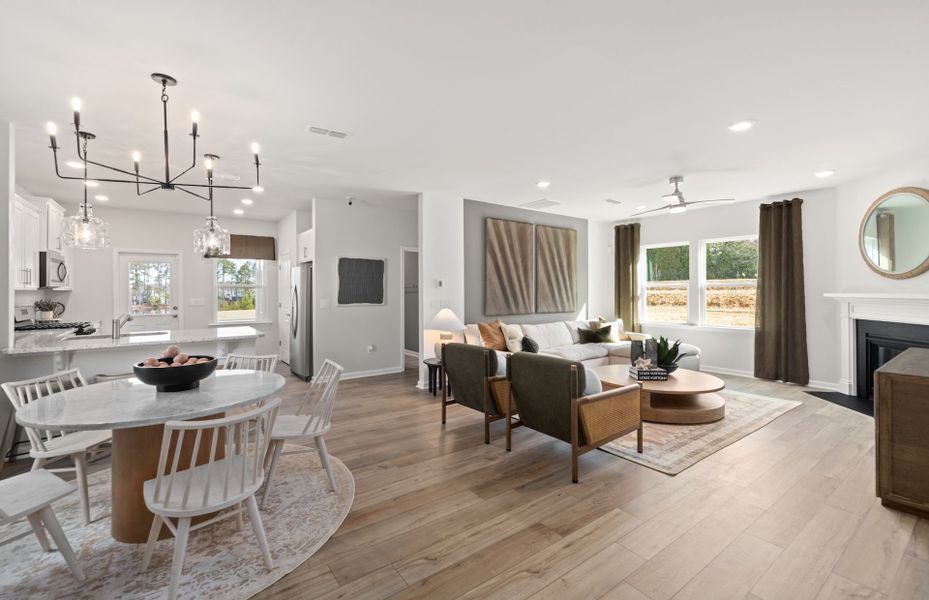 Furnished interior view inside a new home in Huxley, Apex (Image 19).