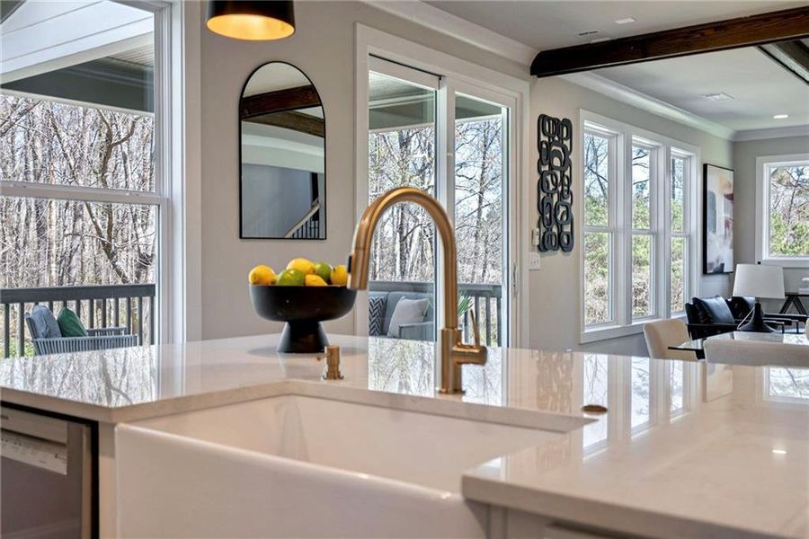 Close-up of interior finishes inside a home in , Atlanta (Image 25).