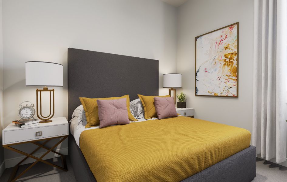 Stylish Bedroom Design in The Harrington Floor Plan