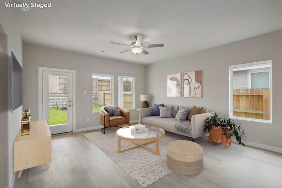 Photo is not of the actual home, but is an inspirational photo of builder’s model home and may depict options, furnishings, and/or decorator features that are not included