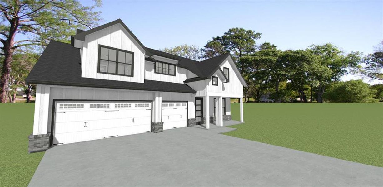 Front exterior of a new home in , Sherman, TX, highlighting curb appeal (Image 21).