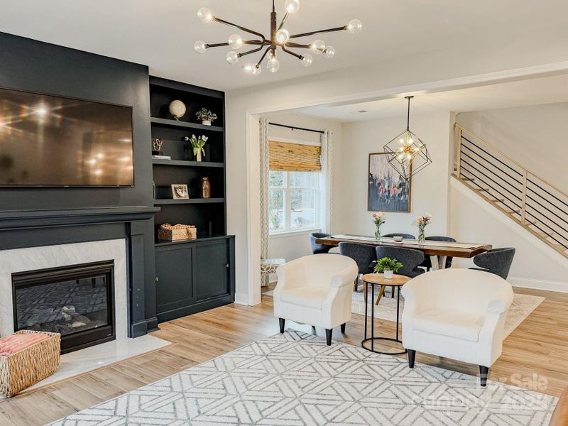 Furnished interior view inside a new home in , Mooresville (Image 7).