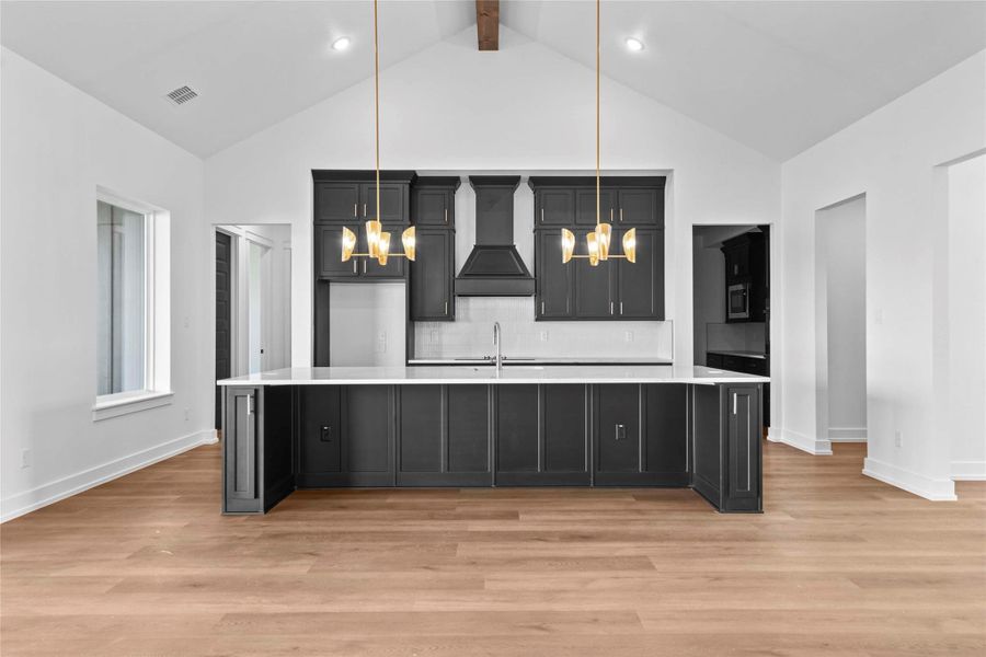 Furnished interior view inside a new home in King Oaks, Salado (Image 6).