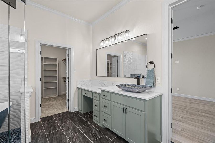 Furnished interior view inside a new home in , Decatur (Image 15).