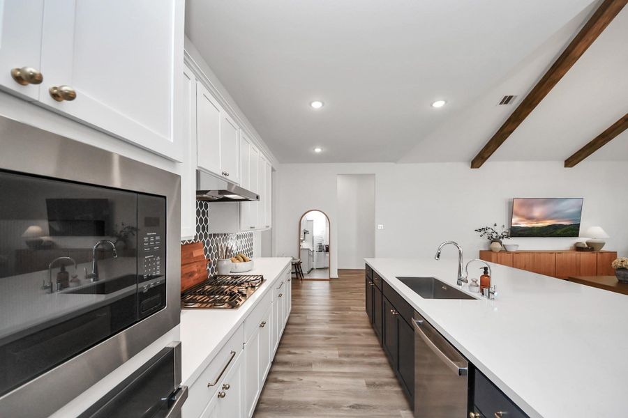 Furnished interior view inside a new home in Kings Mill, Kingwood (Image 21).