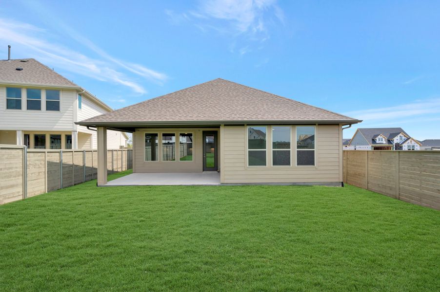 Exterior details and patio area of a home in Landmark, Denton (Image 24). Exterior details and patio area of a home in Landmark, Denton (Image 24).