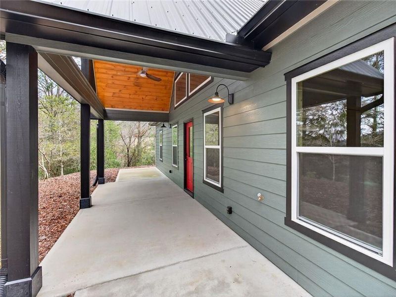 Exterior details and patio area of a home in , Ellijay (Image 29). Exterior details and patio area of a home in , Ellijay (Image 29).