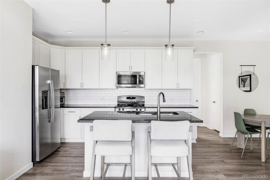 Furnished interior view inside a new home in , Arvada (Image 10).