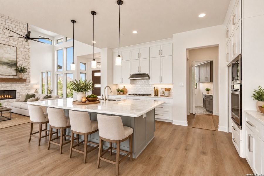 Furnished interior view inside a new home in , Spring Branch (Image 5).
