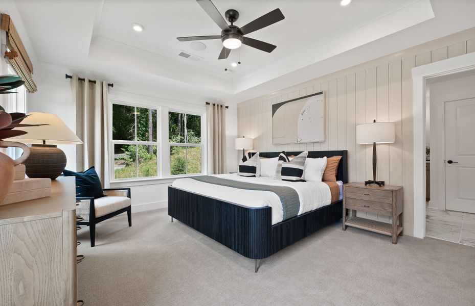 Representative furnished interior of a home built from the Cooper by Pulte Homes in Parkside Towns, Charlotte (Image 15).