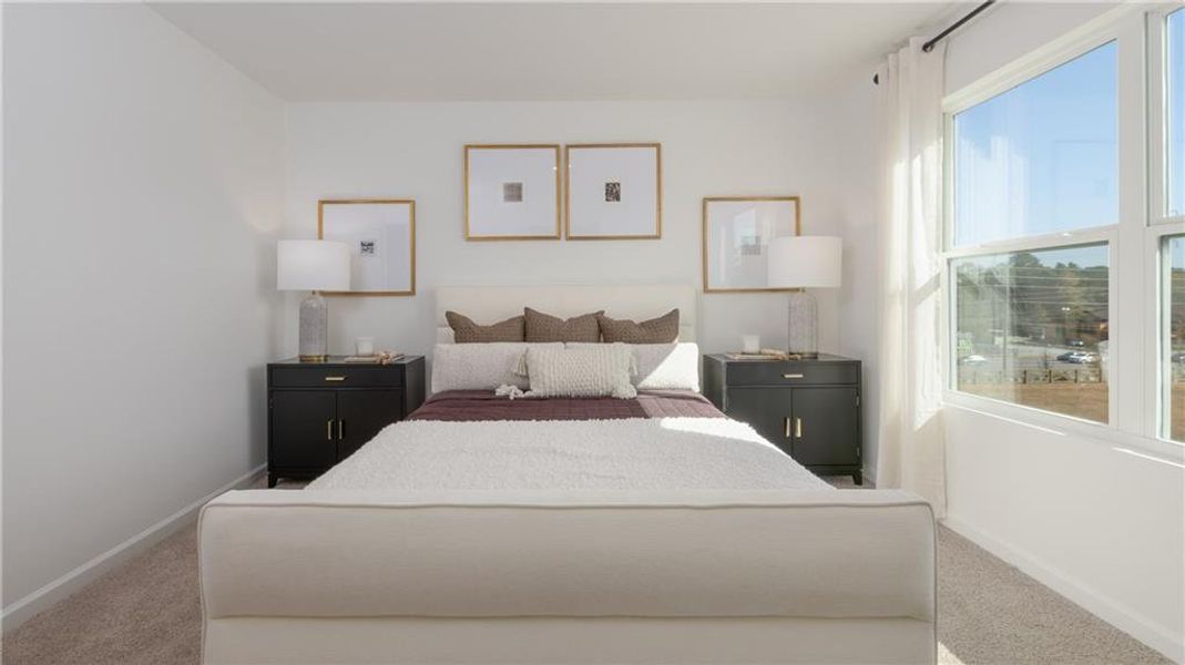 Furnished interior view inside a new home in Mableton Station, Mableton (Image 9).