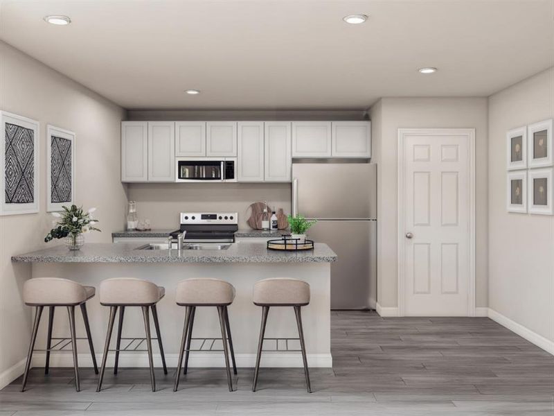 Furnished interior view inside a new home in , Abilene (Image 6). Furnished interior view inside a new home in , Abilene (Image 6).