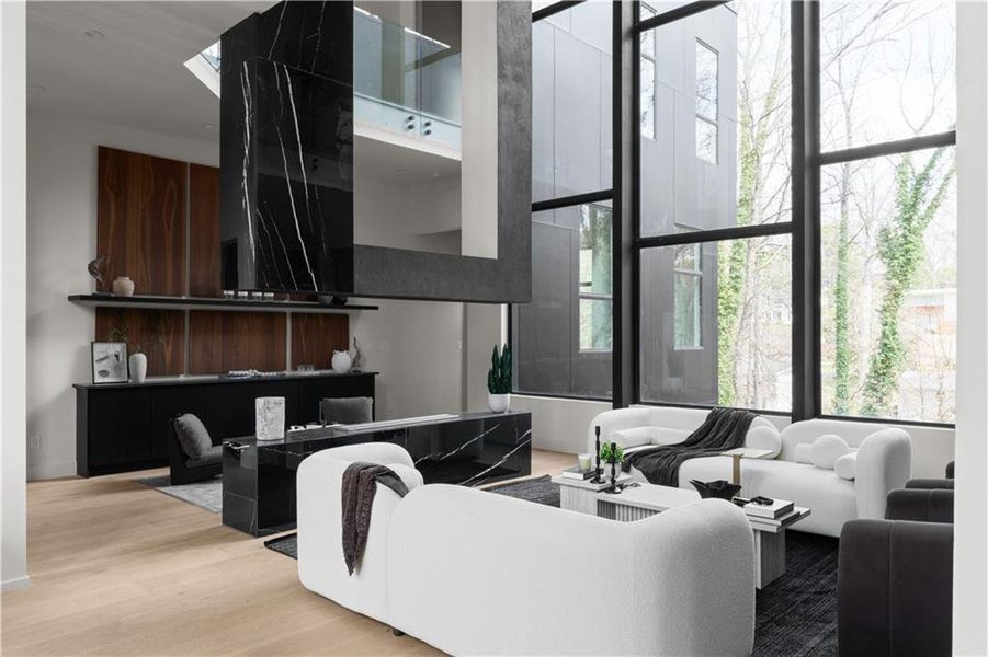 Furnished interior view inside a new home in , Atlanta (Image 14).