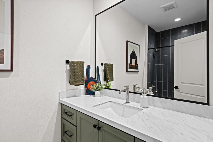 Furnished interior view inside a new home in , Friendswood (Image 30). Furnished interior view inside a new home in , Friendswood (Image 30).