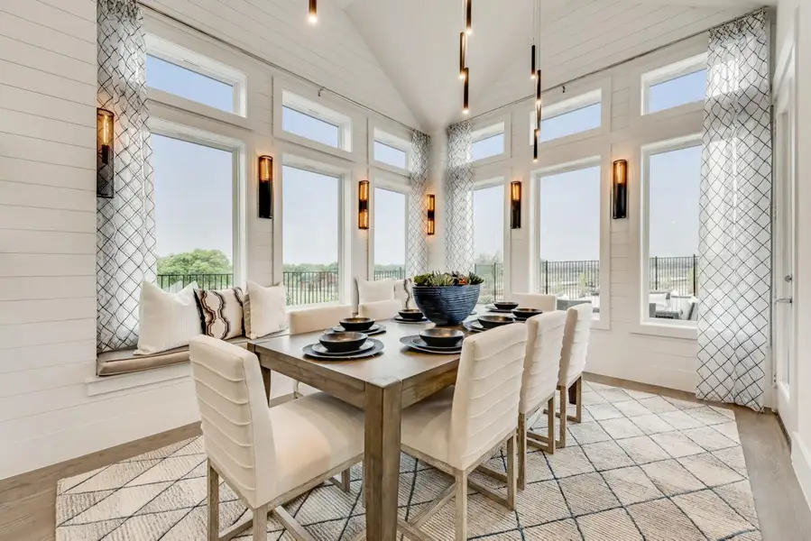 Representative furnished interior of a home built from the Grand South Pointe 3 Car Garage by Grand Homes in Heath Golf & Yacht Club, Heath (Image 11). Representative furnished interior of a home built from the Grand South Pointe 3 Car Garage by Grand Homes in Heath Golf & Yacht Club, Heath (Image 11).