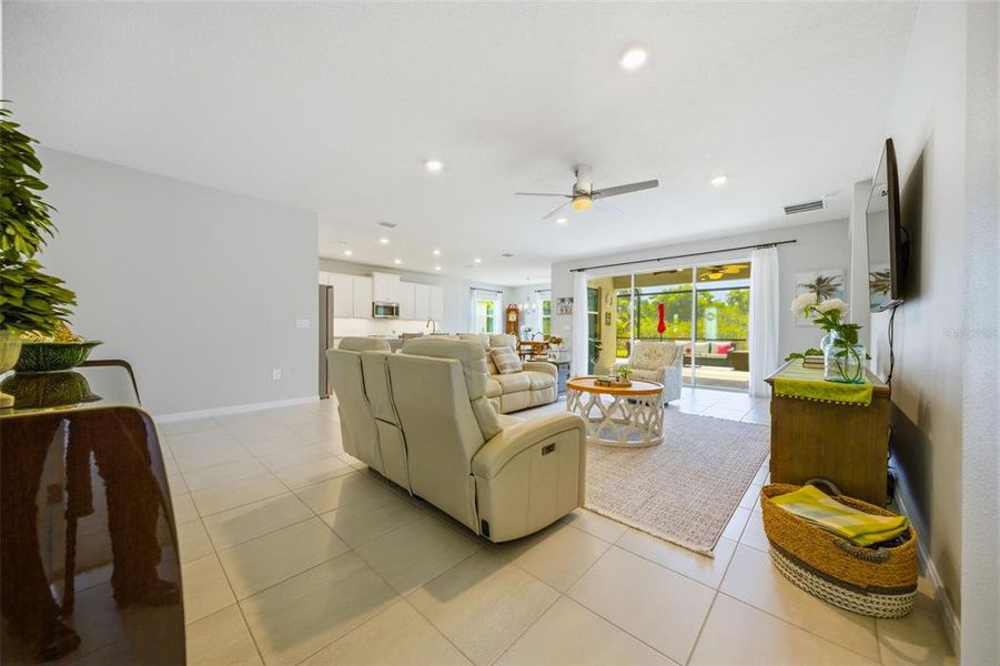 Furnished interior view inside a new home in Solera at Lakewood Ranch, Bradenton (Image 44).