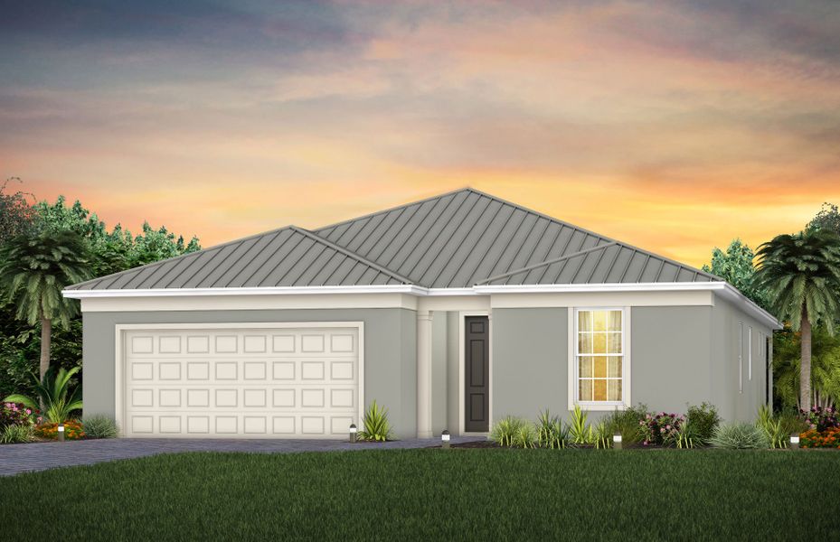 Exterior FM1 with metal roof option Exterior FM1 with metal roof option