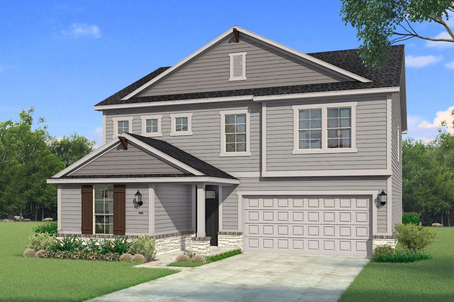 The Mirabel - Hill Country 1 Elevation The Mirabel - Hill Country 1 Elevation