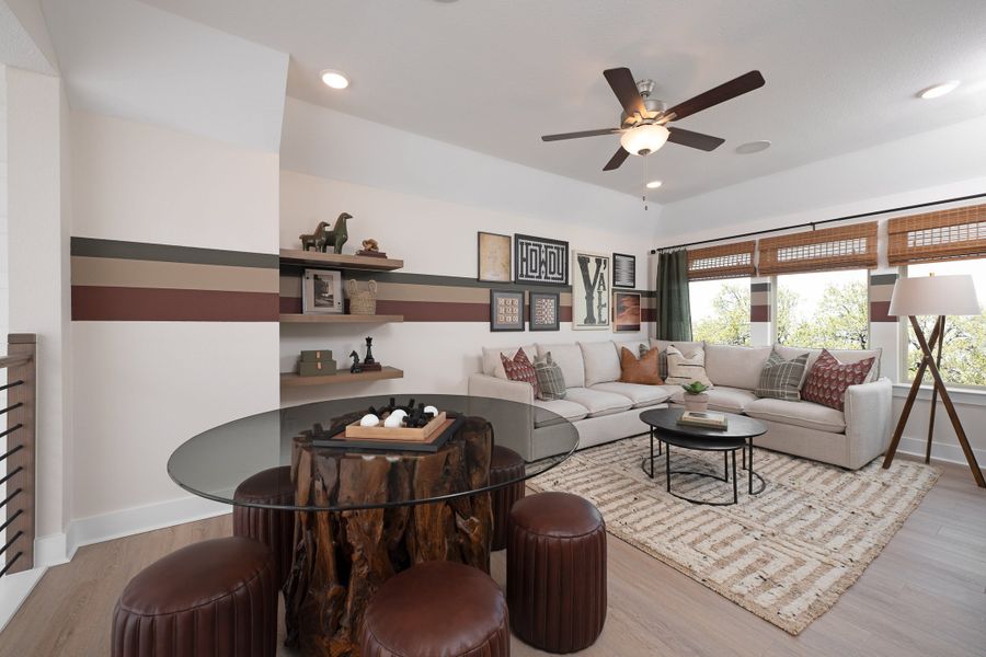 Image 15 representing the Juniper by Tri Pointe Homes in Treeline, Justin, TX.