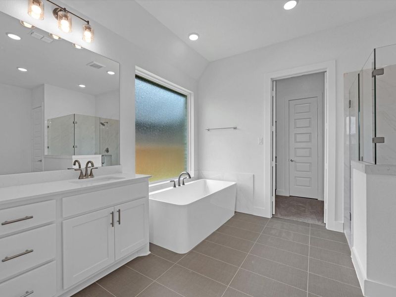Furnished interior view inside a new home in Dunham Pointe, Cypress (Image 10).